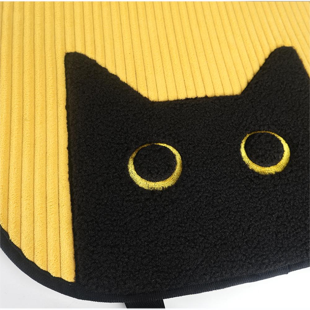 Lucky Kitten car seat covers, Corduroy Seat Cushion with Storage Bag Suitable for More Than 95% Car Models Trucks, Sedans SUVs