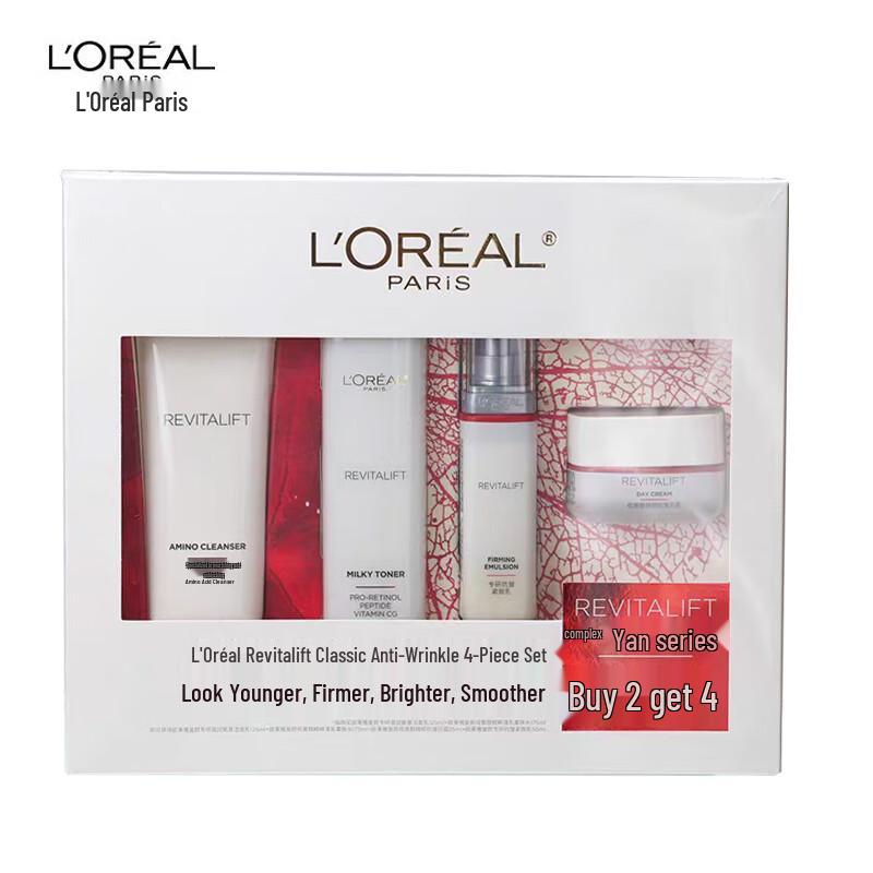 L Oréal Revitalift Classic Антивозрастной набор для ухода за кожей из 4 предметов