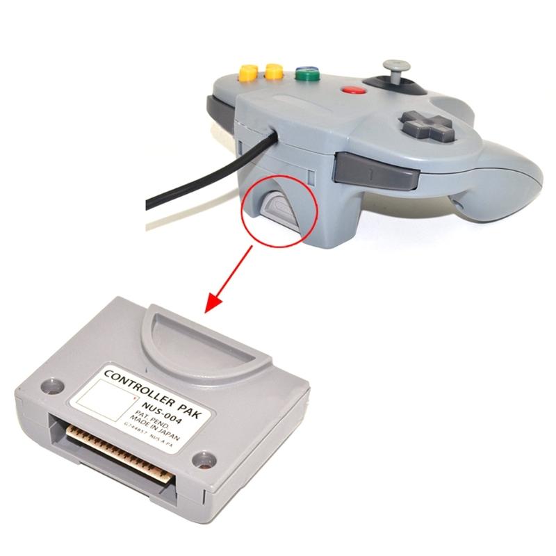 Game Machine Handle Memory Card N64 Controller Switch Memory Card 128M Capacity Game Console Gift for Boys