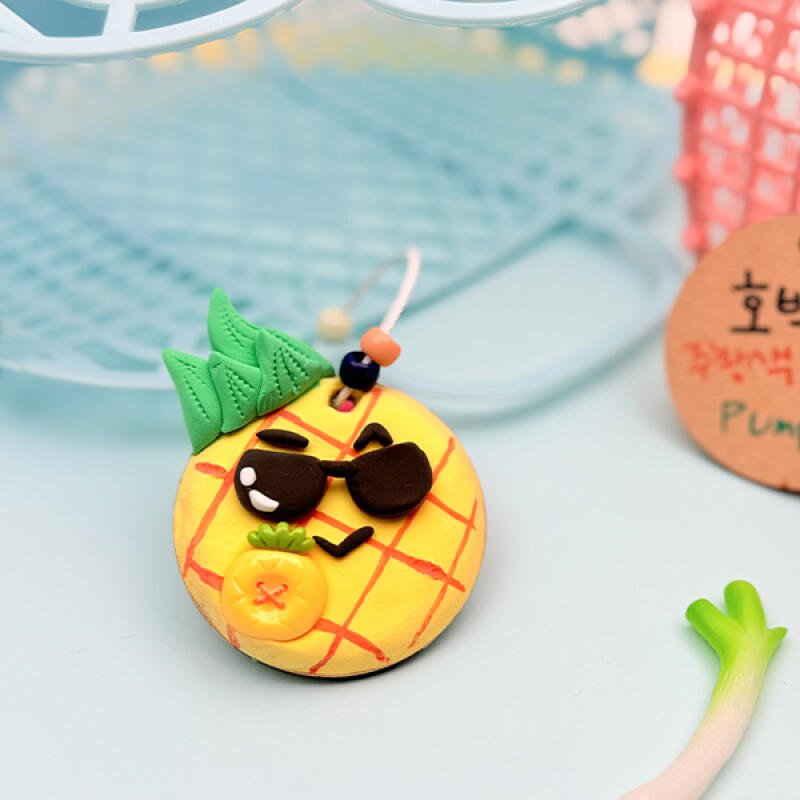 Capybara Vegetable Fruit Friends Keychain Making Set for 1