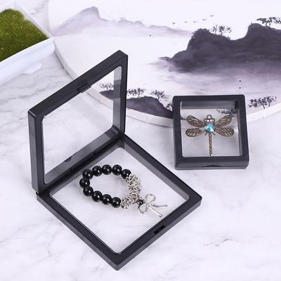 Pe Thin Film Suspension Jewelry Display Box Transparent Jewelry Storage Rack