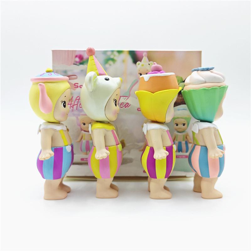 Sonny Angel Figurine Afternoon Tea Series Abs Resin Collectible Model For Gift And Decor