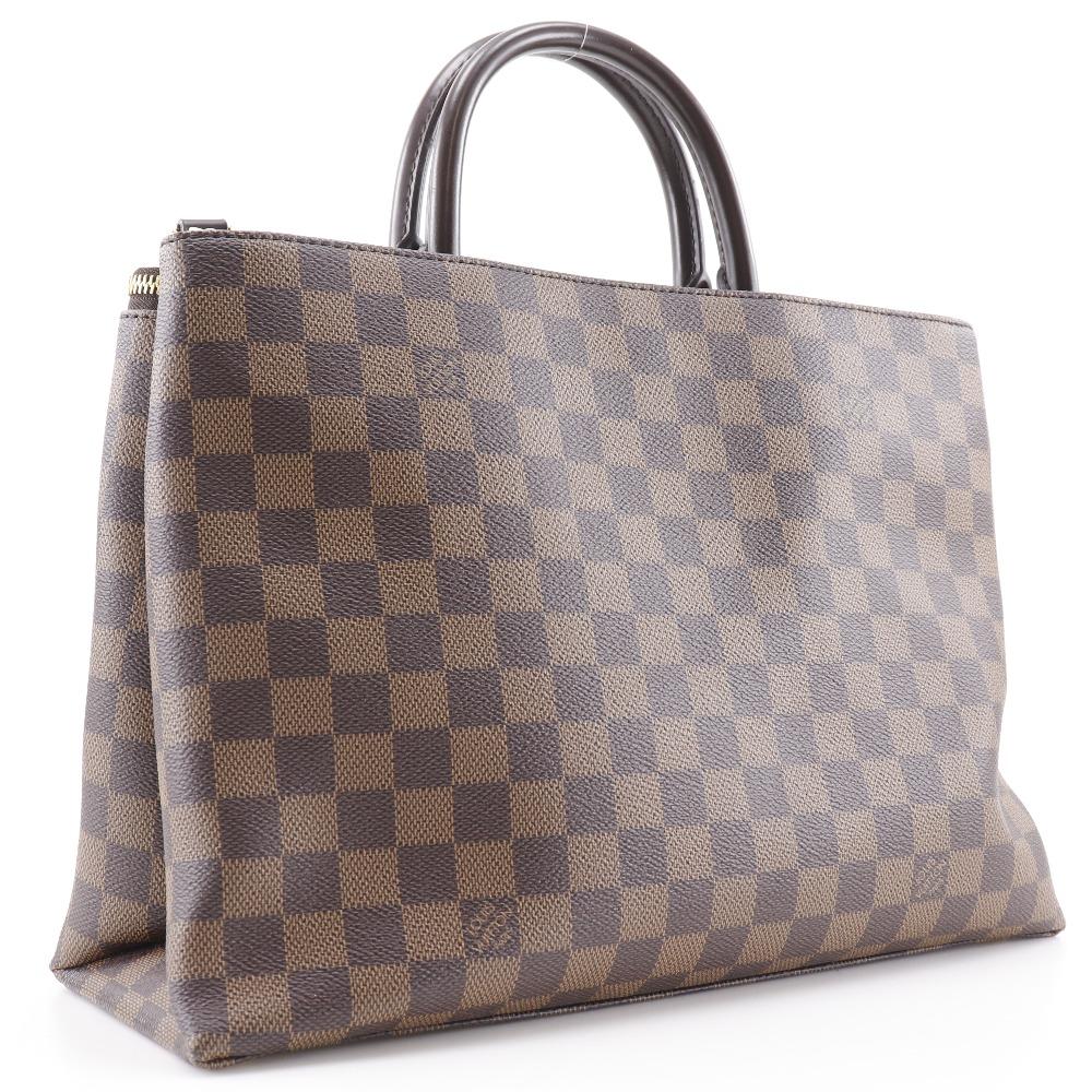 Louis Vuitton Brompton Handbag N41582 2WAYShoulder Brown Damier Canvas Women Used