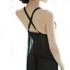 Internet celebrity lingerie lace mesh suspender nightgown transparent small chest big flirting uniform