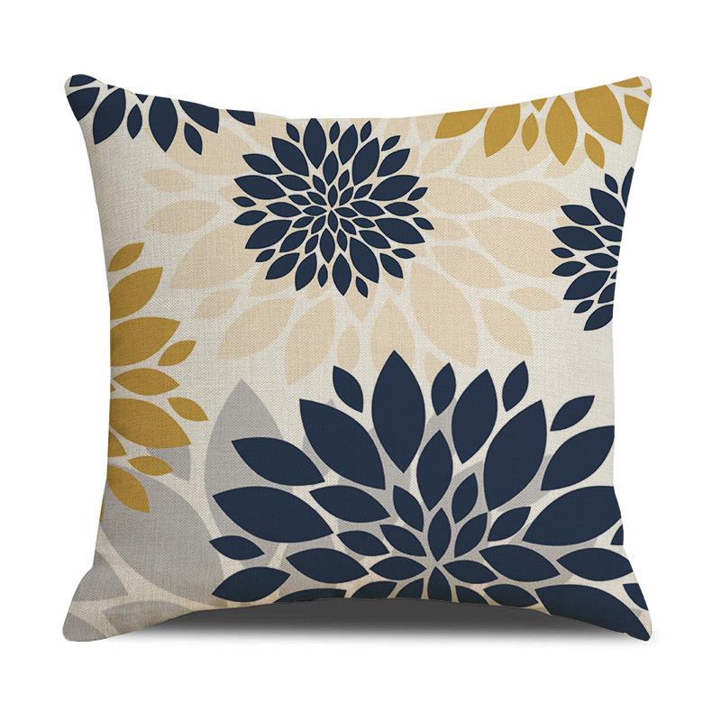 Pillow Nordic Office Seat Cushion Pillow Cover Linen Home Decor Geometric Pillow