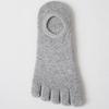 Men's Summer Low-Cut Breathable Five-Toe Socks - Sweat-Absorbent and Thin Invisible Socks