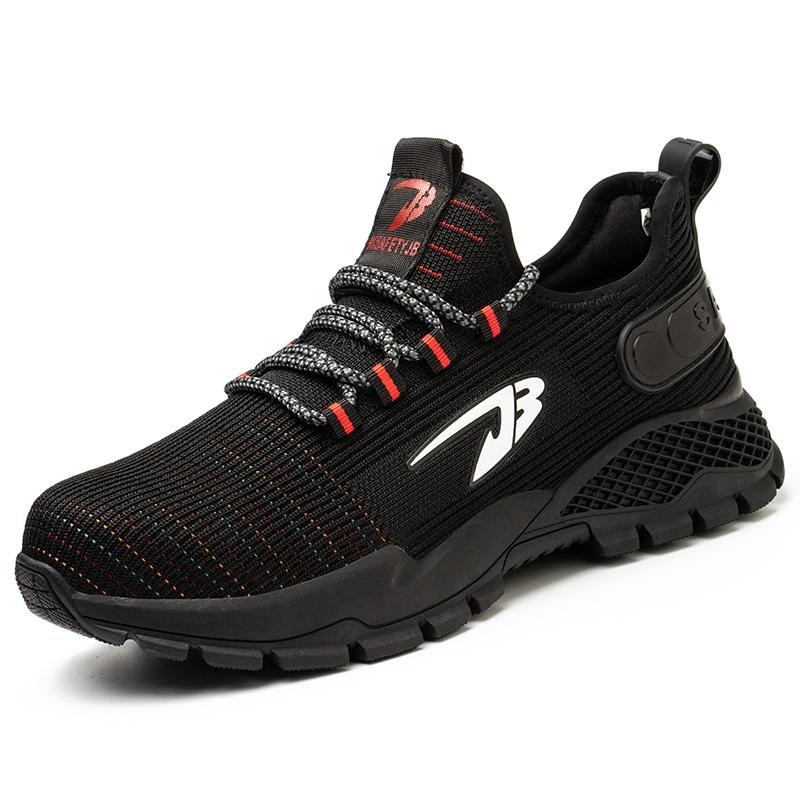 Men Safety Shoes Metal Toe Indestructible Ryder Shoe Work Boots with Steel Toe Waterproof Breathable Sneakers Work Shoes