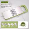 Multifunctional Stainless Steel Vegetable Cutter Adjustable Blade Cutting Tool for Slicing/Shredding (Quick Kitchen Prep)