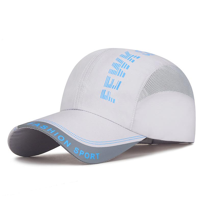Spring Summer Spliced Mesh Sunscreen Quick-Drying Cap Men Breathable Travel Sunshade Baseball Cap