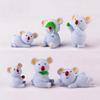 Lovely Koala Bear Mini Animal Model Figurine Different Posture Home Room Decoration Micro Landscape Resin Crafts Home Decoration