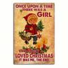 Vintage Metal Santa Claus Wall Art Decor for Bar Restaurant Christmas Sign