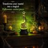 Halloween Glowing Witch Potion Bottle Sparkling Ball Green Glowing Apothecary Decoration Bar Bottle Table Decor