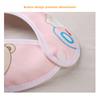 2/5Pcs Baby Cartoon Snap Waterproof Bib Super Soft Baby Bib Newborn Crystal Velvet Saliva Towel