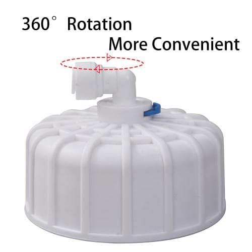 HUINING 500GPD SET-3012 Reverse Osmosis Membrane Housing Kit for RO Membrane Filters and Standard RO Reverse Osmosis Water Purifiers for Home Water Fi