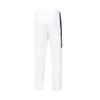 Li Ning Logo Print Mid Waist Loose Casual Pants Men bottoms White AKLTE55-3