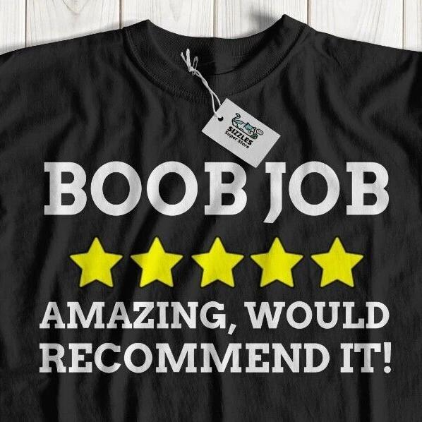 Funny Fake Boobs T-Shirt New Breast Augmentation Gifts Surgery Boobies 3XL