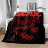 Rocková kapela AC/DC retro potištěná deka Flange hřejivá deka piknikové deky cubre cama throw deka podšívka do postele dárek k narozeninám