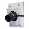 HVAC Wall Penetration & Line-Set Cover Kit 2-Piece Pipe Hole Cover with Soft Gasket for HVAC/Mini Split AC Easy Install On Wall