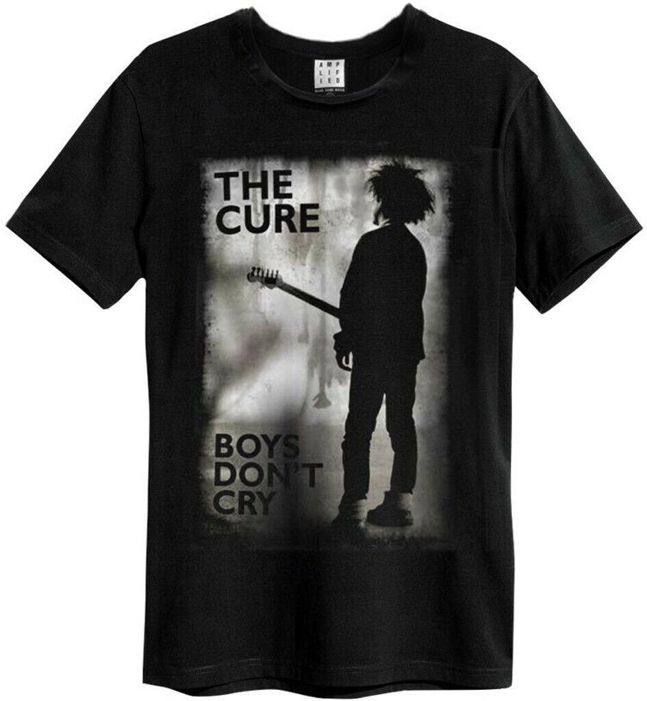 Amplified The Cure Boys Don t Cry Mens Black T Shirt The Cure Classic Tee L