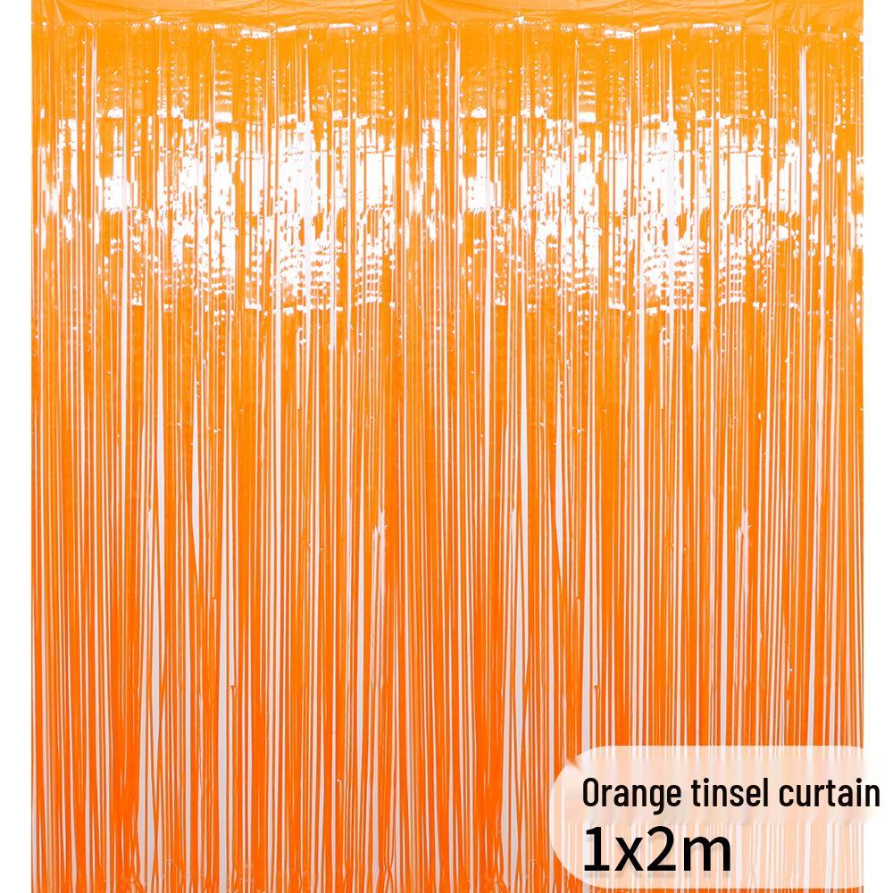 2x1m Children's Party Wedding New Year Laser Rain Silk Door Curtain Decoration