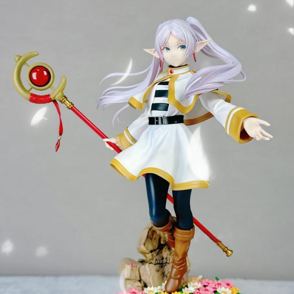 21cm Frieren Figur Frieren Am Begräbnis Figuren Super Kawaii Cartoon Action PVC Statue Niedliche Modelle Sammlung Puppen Geschenke