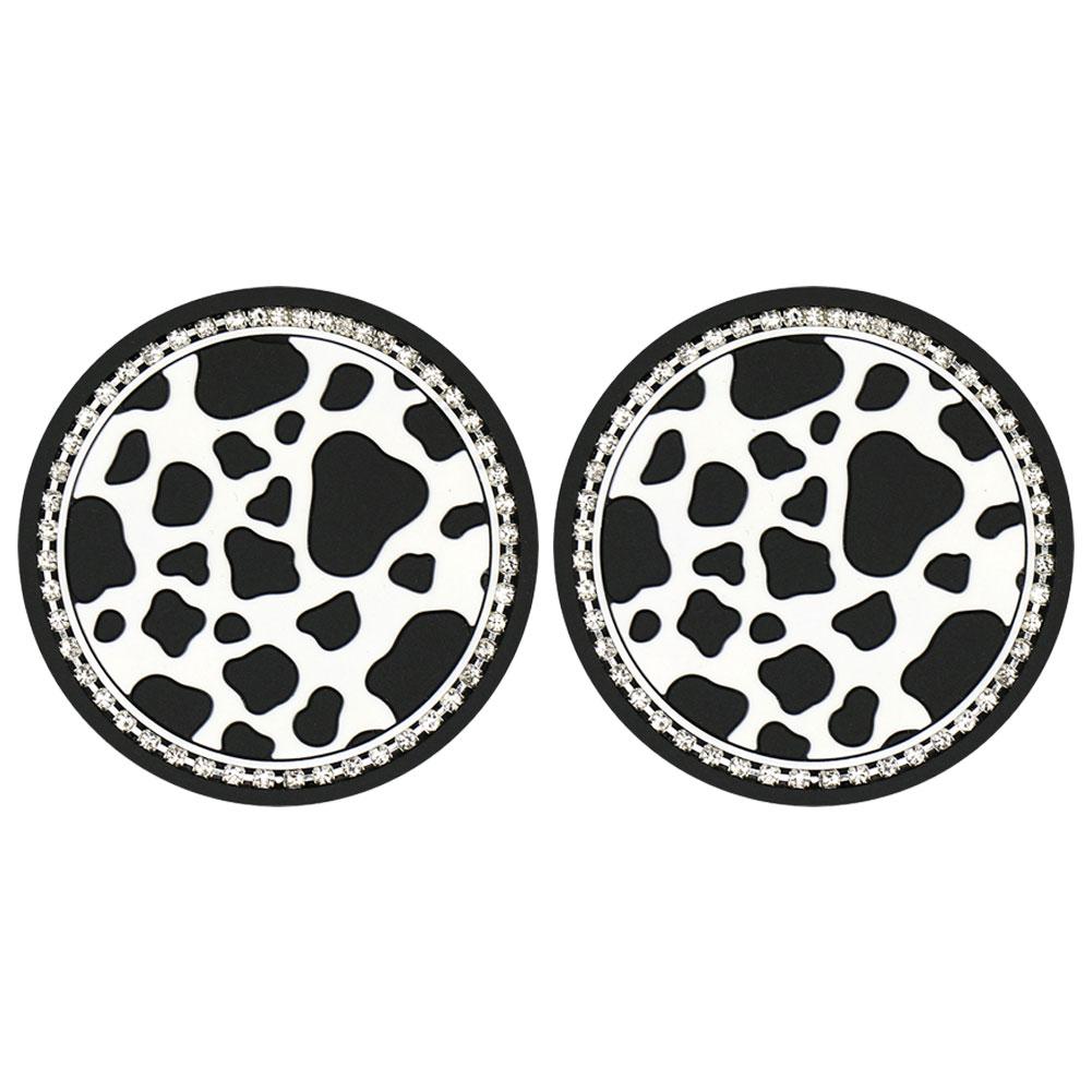 2pcs Car Auto Cup Holder Anti Slip Insert Coasters Pads Interior Accessories Universal Fits Perfectly For Most Cups