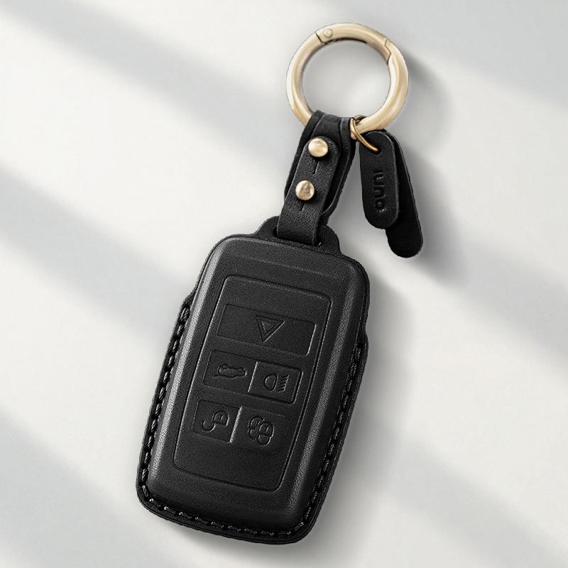 Custodia Protettiva in Vera Pelle per Chiave Fob Land Rover Range Rover Evoque Discovery Sport Vela 4