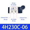 AIRTAC Passenger Pneumatic Original Manual Valve Hand Valve 4H210 4HA230 4H310 4HA330