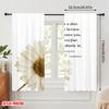 2pcs 2D Flat Printing Curtain Fall In Love Best Version Yourself Polyester Without Electricity Birthday Party Perfect for
