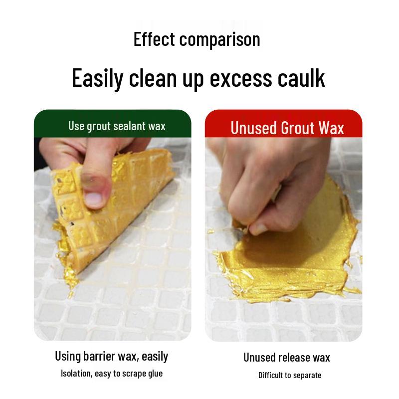 Shangjiequan 160g Tile Grout Wax: Stain Remover & Antique Tile Adhesive Cleaner