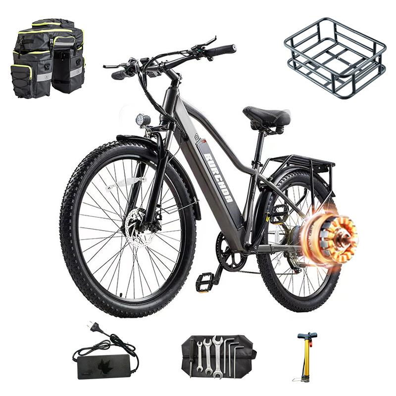 BURCHDA Elektrofahrrad Bloody RX70 W45KM/H, 27,5 Zoll, Lithiumbatterie 48V20AH, Mountainbike für Erwachsene