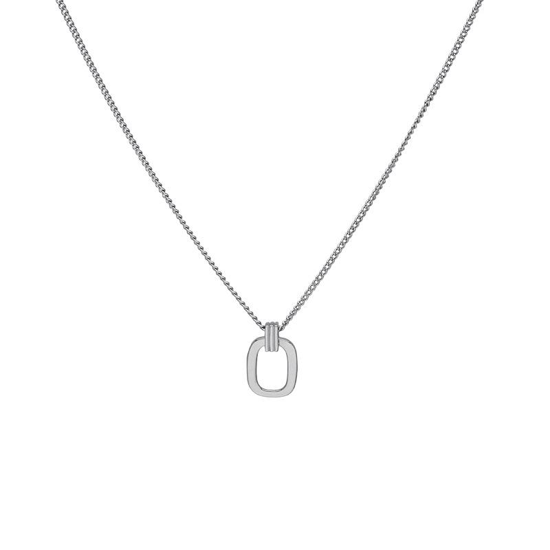 Elegant Minimalist Hollow Choker Necklace - Trendy Cool-Style Chain for Women