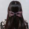 Dot Ribbon Automatic Hairpin (Pink)