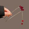 Elegant Pearl U-shaped Hairpin for Women - New Chinese Style Updo Accessory 2025