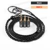 QKZ Q1 MAX S-TYPE MMCX Headphone Audio Cable 16-Stand HiFi Grade Silver Plated Cable QDC KZ C for QKZ HBB ZXT AS16 PRO ZSN PRO X