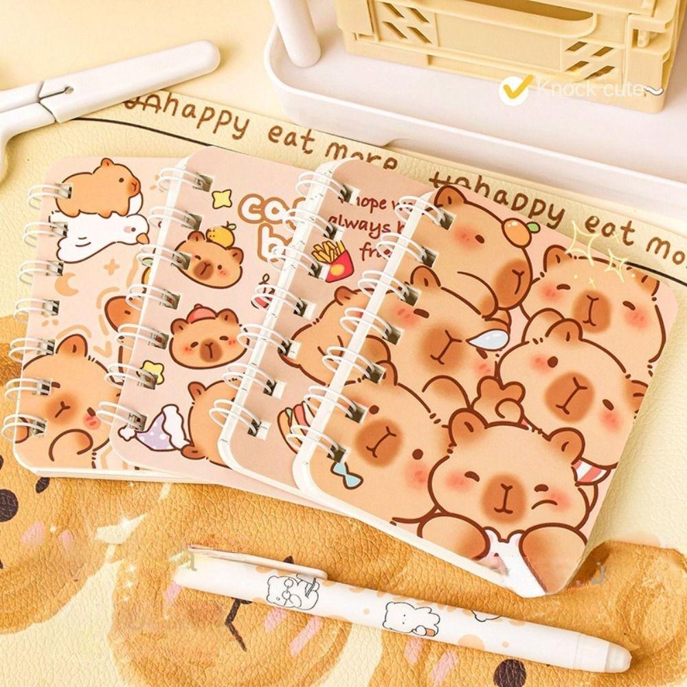 4PCS A7 Loose Leaf Notebook Portable Hand Account Book New Journal Planner Students