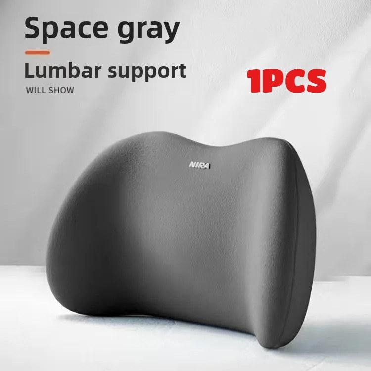Car Headrest/Lumbar Support Car Neck Pillow Waist Cushion Driver Seat Backrest Car Cushion Driving Lumbar Support Waist Support