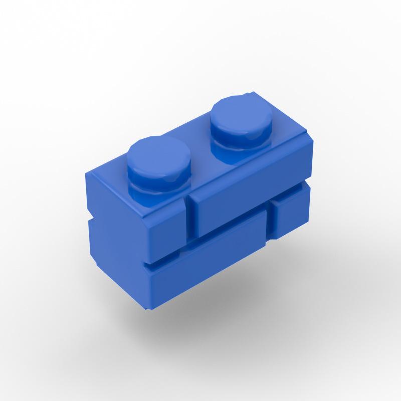 500PCS Bricks Parts DIY 98283 1x2 Checkered Brick Wall Brick Parts Compatible Educational Building Blocks Parts Toys