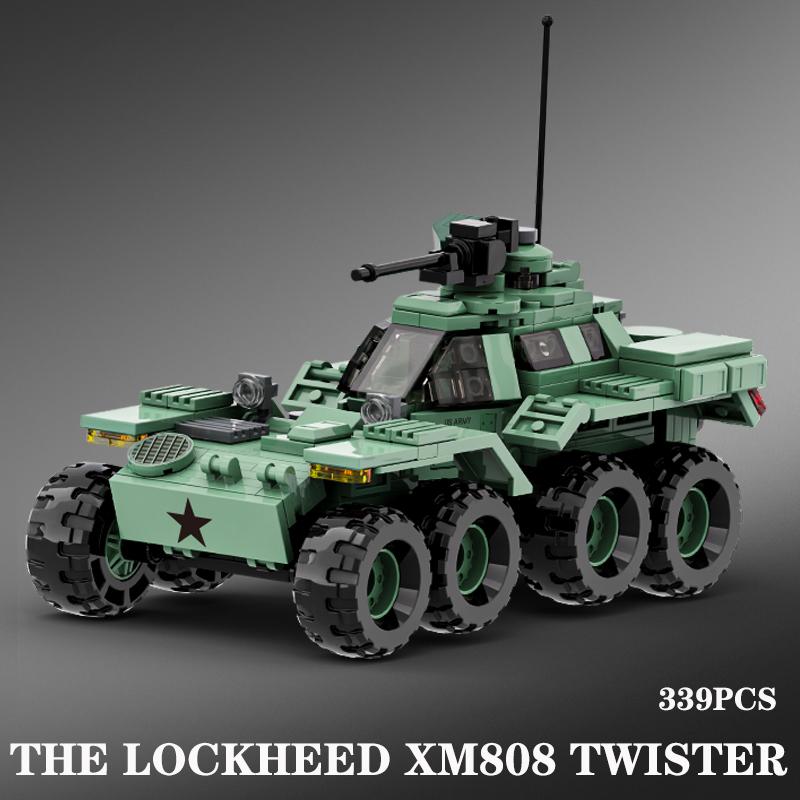 2025 Modern Military Armor Vehicle DANA M2 BTR-4 Infantry Fighting Car Model Building Blocks Sets Tank Building Brick Kid Toy