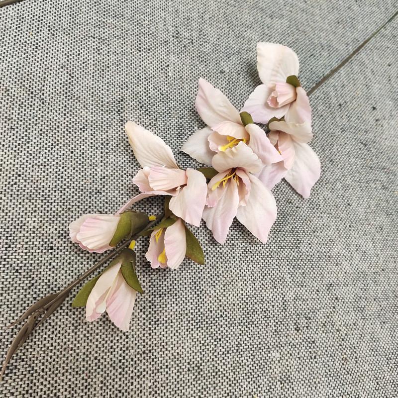 Butterfly Gladiolus Silk Flower Wedding Decor Bridal Centerpiece Decoration Home