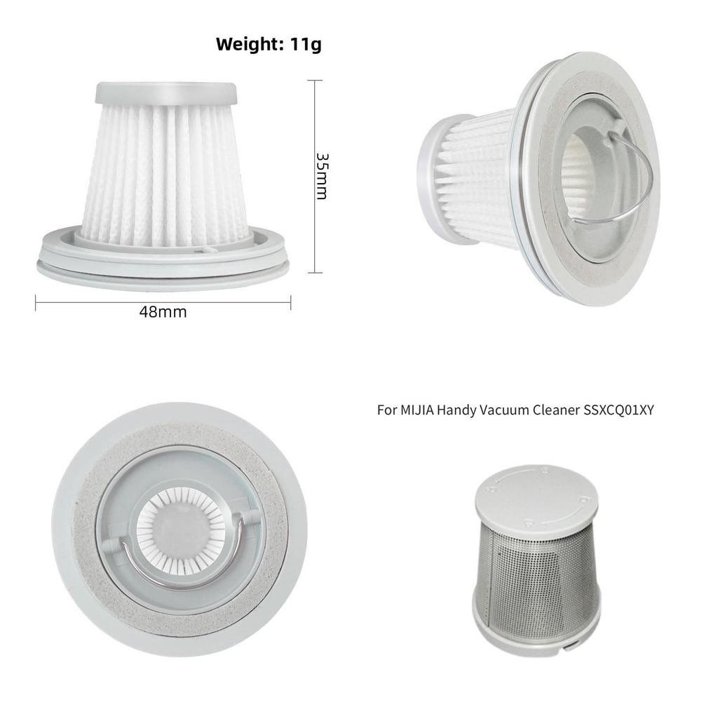 Do ręcznego odkurzacza Xiaomi Mijia Ssxcq01xy Element filtrujący i stalowa osłona do domu
