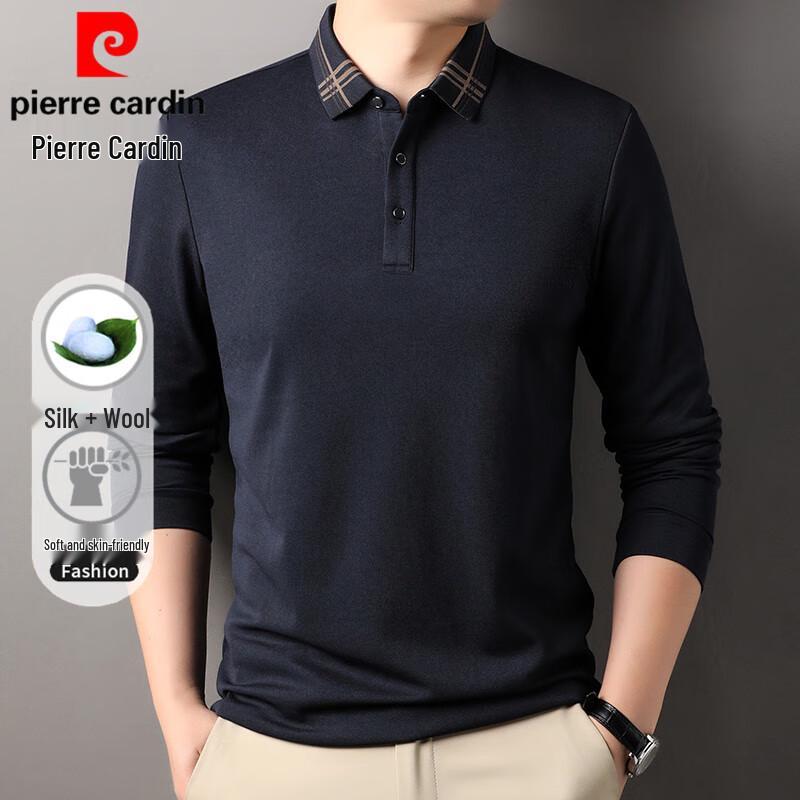 Pierre Cardin Men s Long-Sleeve Polo Shirt L