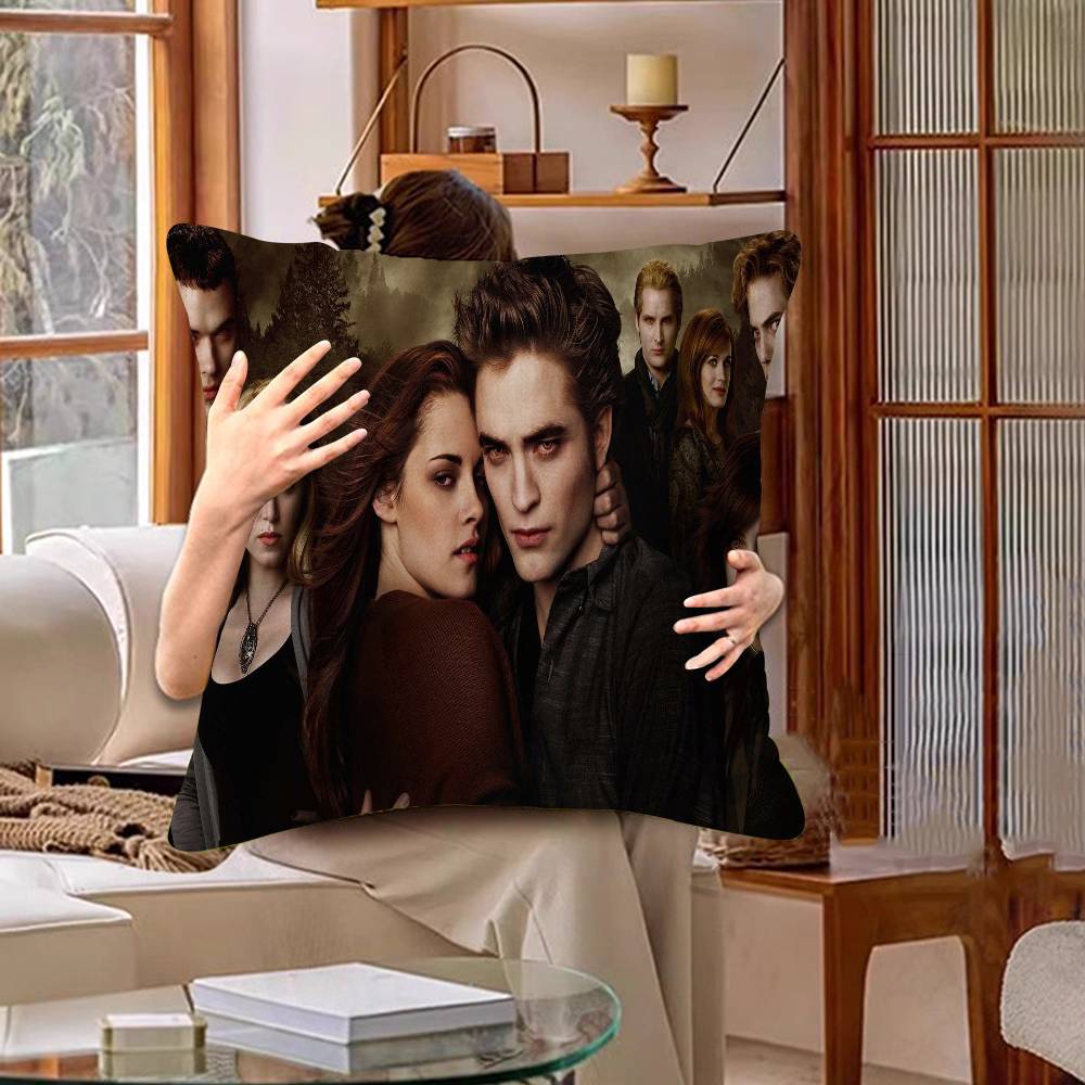 Classic Movie TwilightS Stitch Lucky Dragon Pillow Cover Sofa Cushion Cover Home Room Decoration Children Gift
