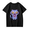 Fashionable Round Neck Short Sleeve Work Clothes Printed Tops For Womens Summer Tops