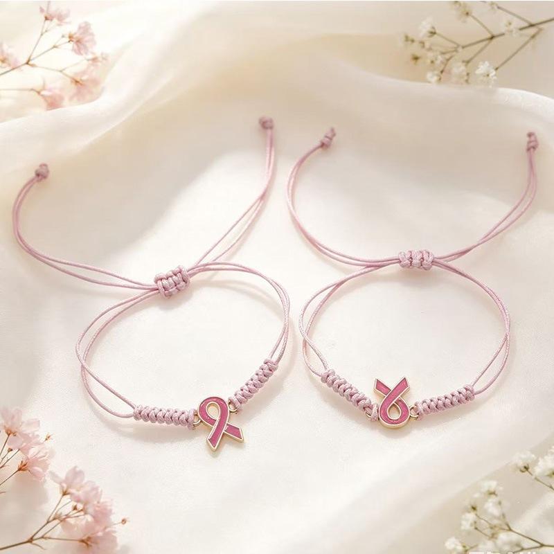 Women S Hand Woven Bracelet For Breast Health Care Simple Style