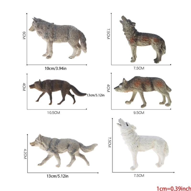 62KD Animal Model Simulation Realistic Wolf for Boys & Girl Wolf Model