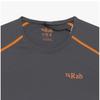 Rab Men S ShorT Sleeve T ShirT Graphene Qbl 05