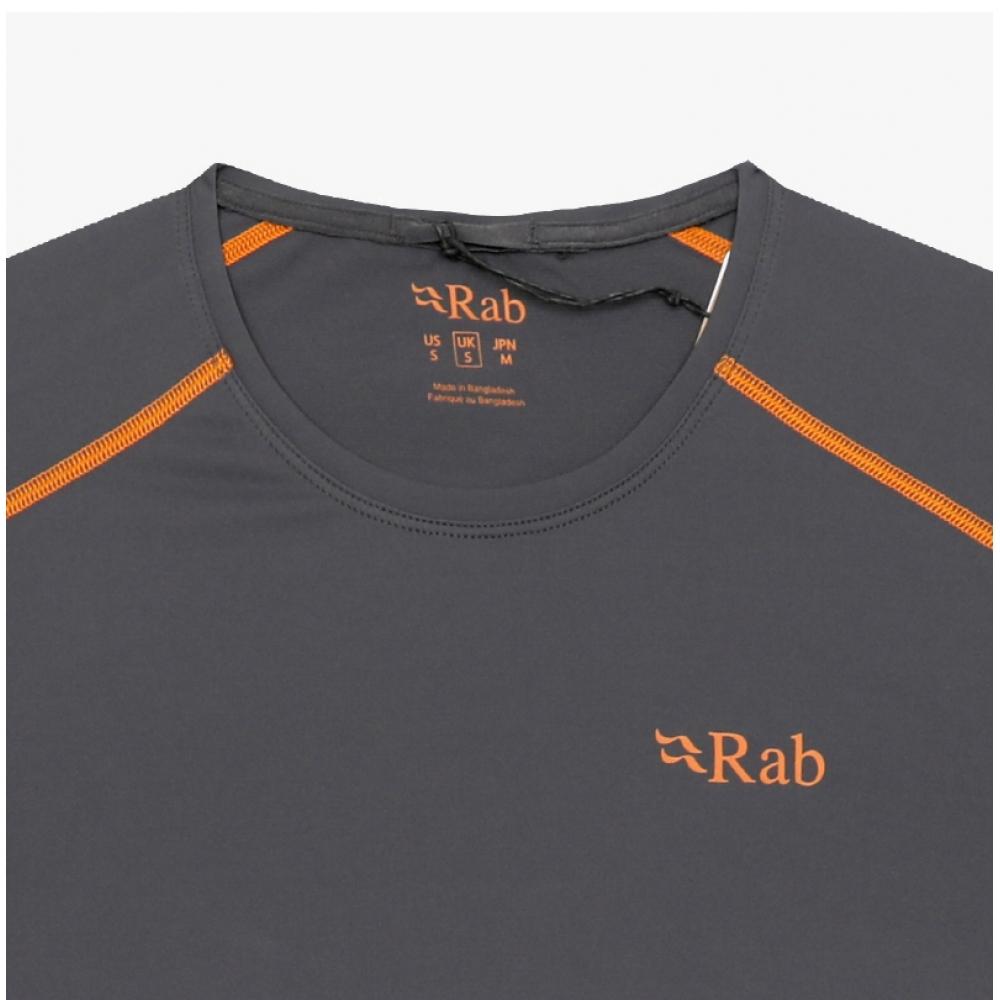 Rab Men S ShorT Sleeve T ShirT Graphene Qbl 05