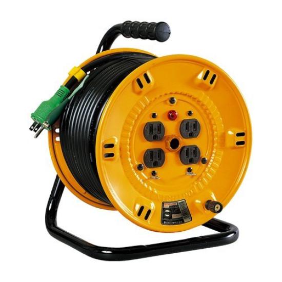 

Nichido 100V Electrician s Drum 20M Earthed NP-E24 with Pop-in Plug