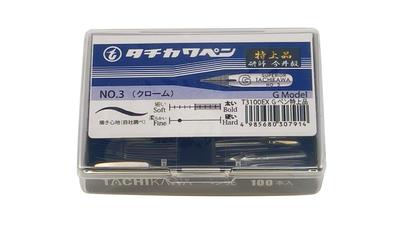 Tachikawa Pin Manufacturing T3G Pen Premium Pack of T3100EX Co., Ltd. Nibs, Quality, 100,